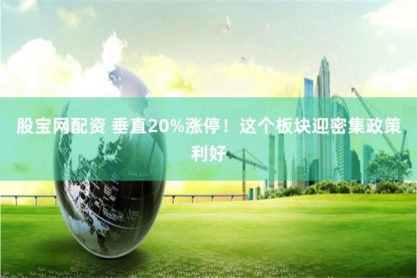 股宝网配资 垂直20%涨停！这个板块迎密集政策利好